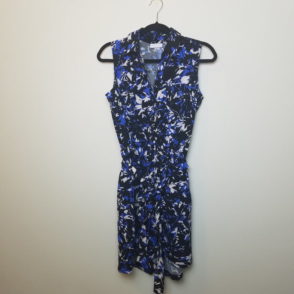 NWOT New York & Company Belted Romper Size M